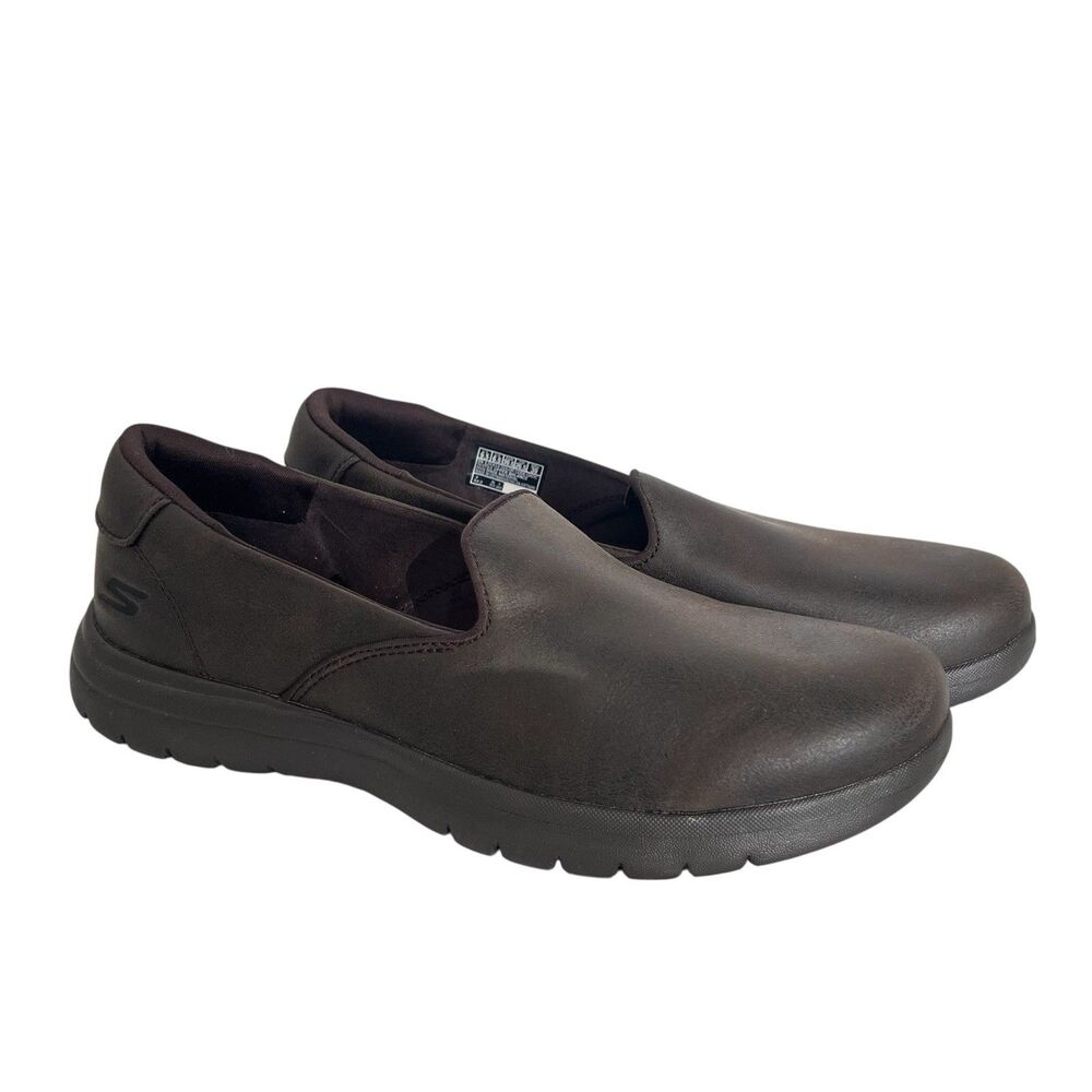 Skechers On The Go Loafers Goga Mat Comfort Shoes Brown Women 9.5